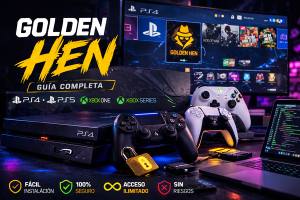 Golden Hen para PS4 / PS5 / Xbox – Instalación fácil paso a paso